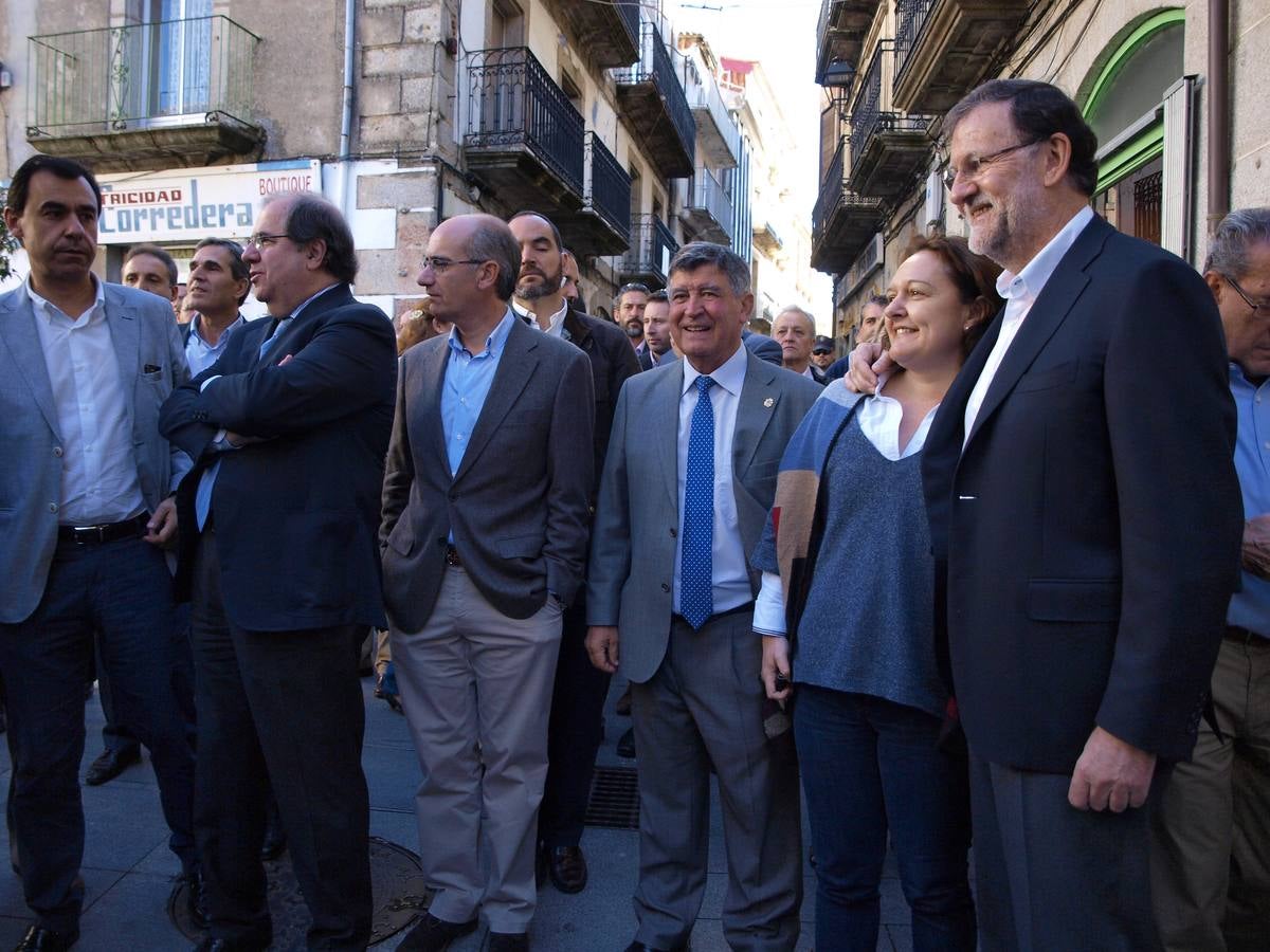 Mariano Rajoy participa en un acto organizado por el PP en Béjar (Salamanca) (2/4)