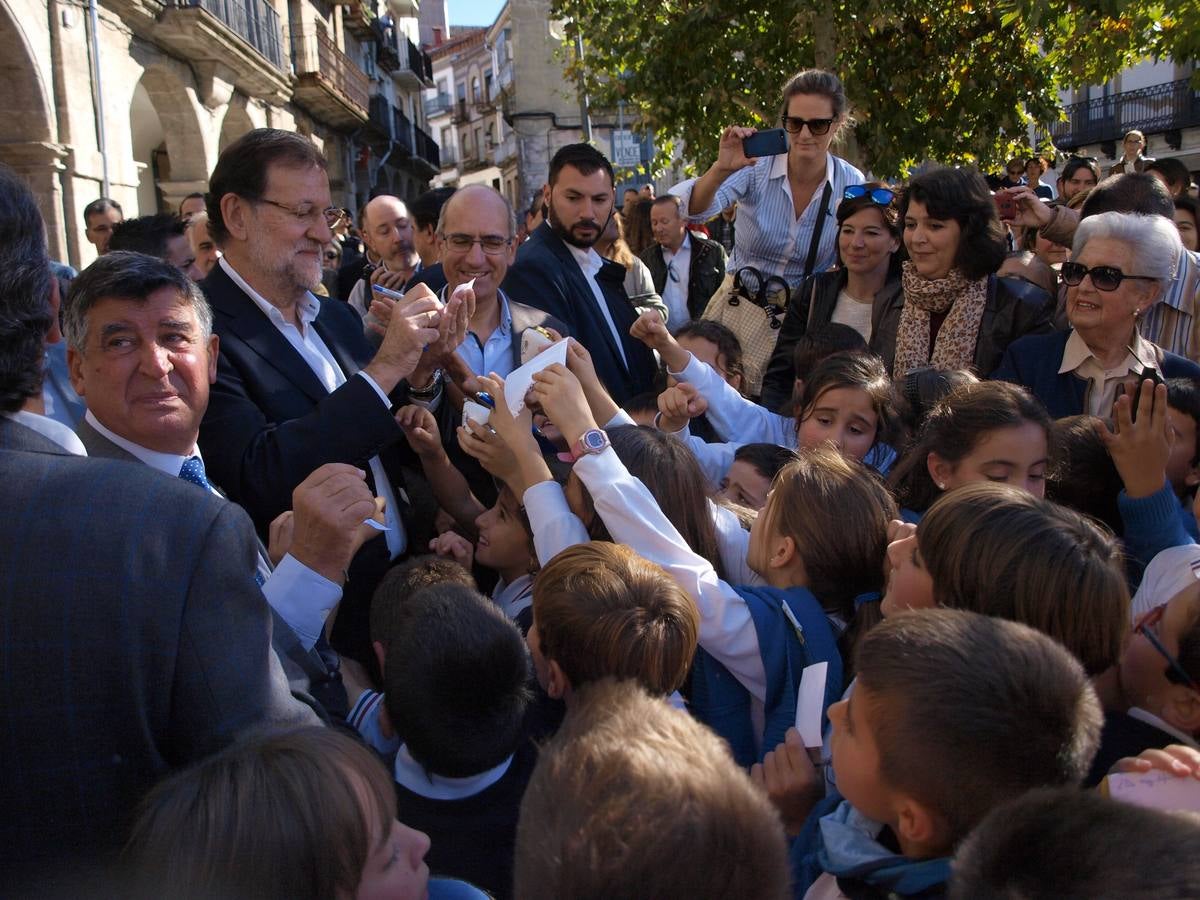 Mariano Rajoy participa en un acto organizado por el PP en Béjar (Salamanca) (3/4)