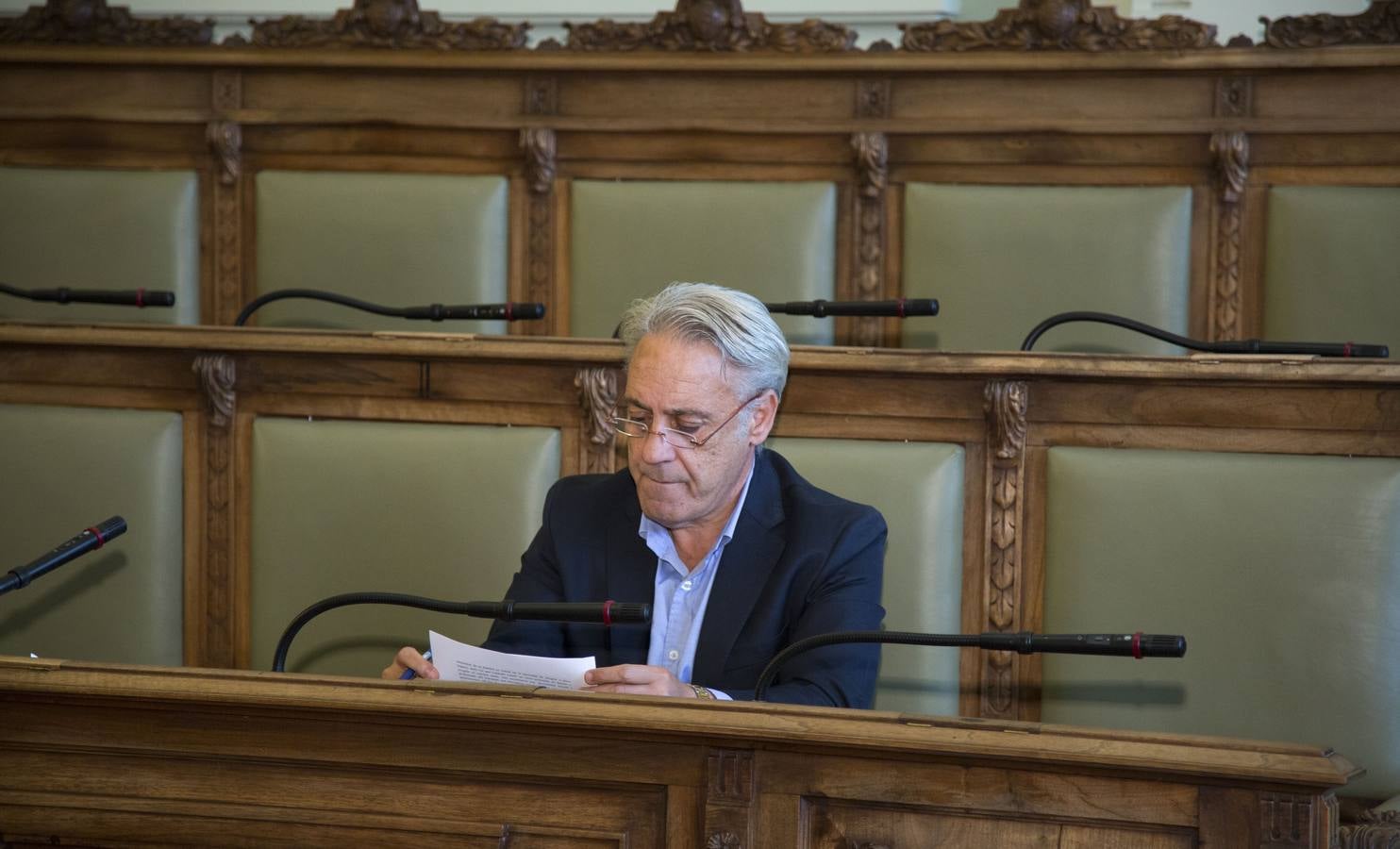 Pleno en el Ayuntamiento de Valladolid