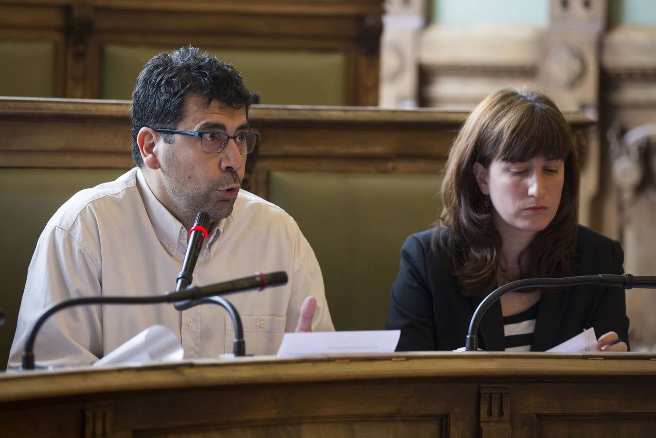 Pleno en el Ayuntamiento de Valladolid