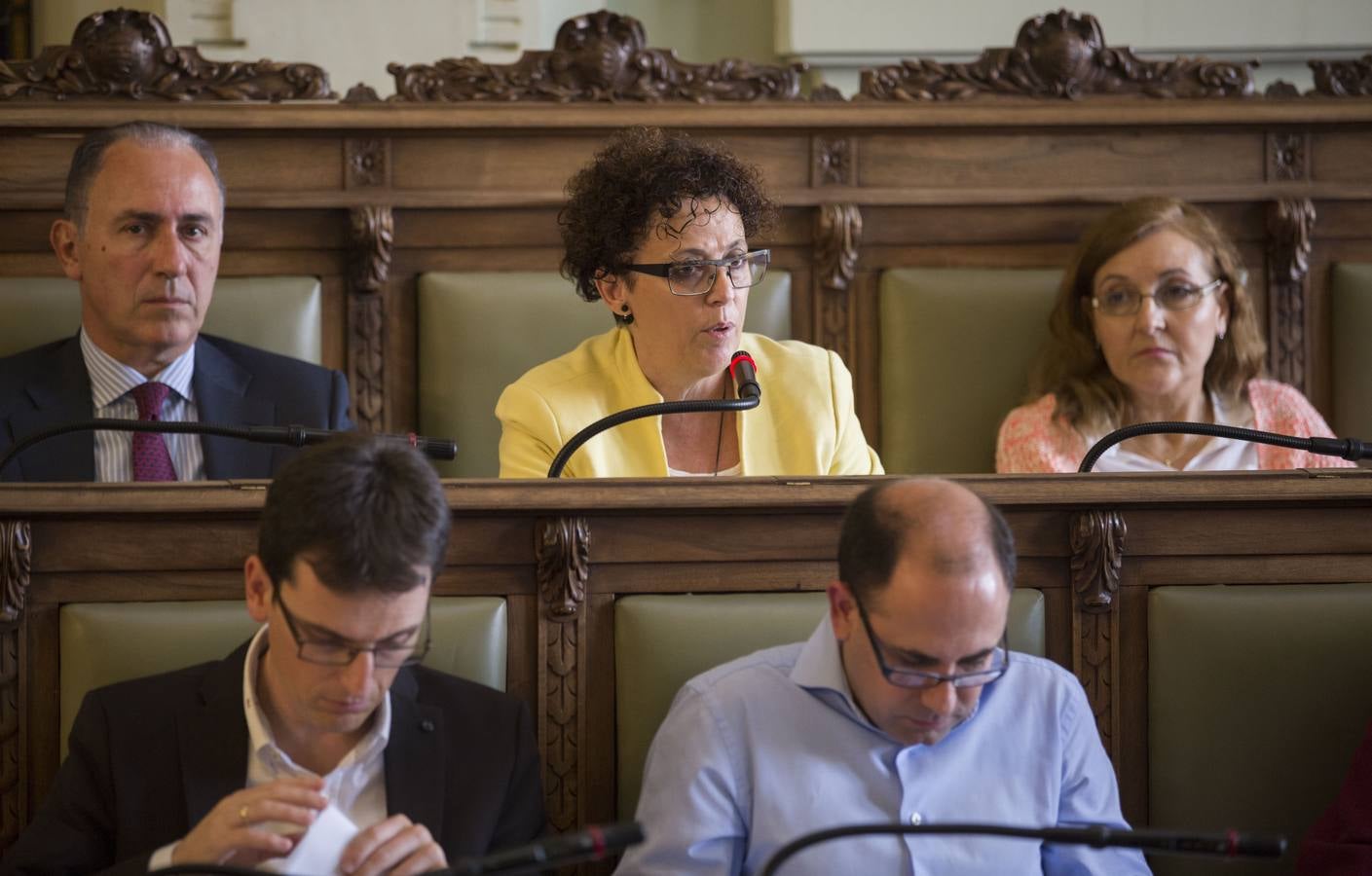 Pleno en el Ayuntamiento de Valladolid