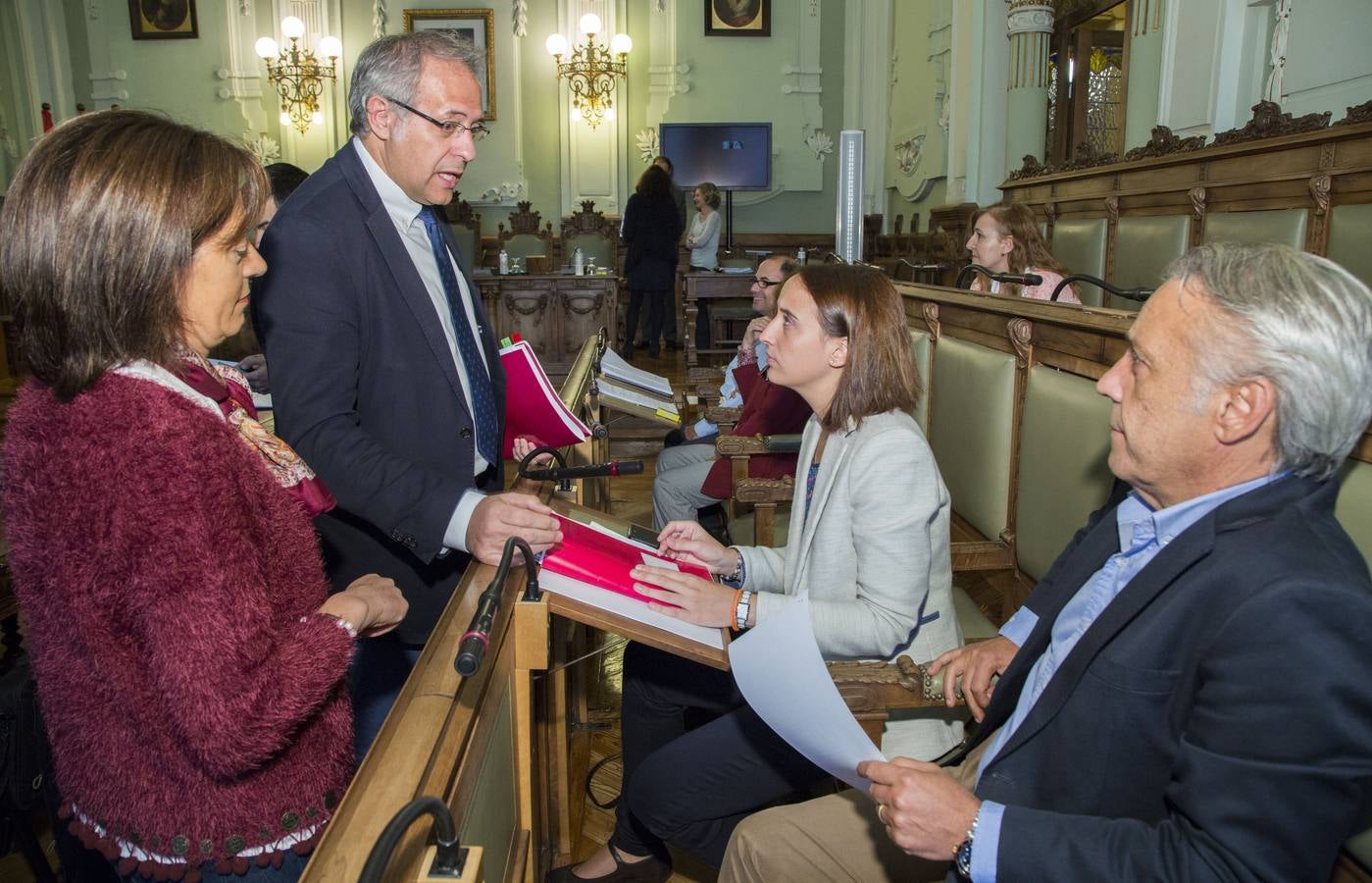 Pleno en el Ayuntamiento de Valladolid