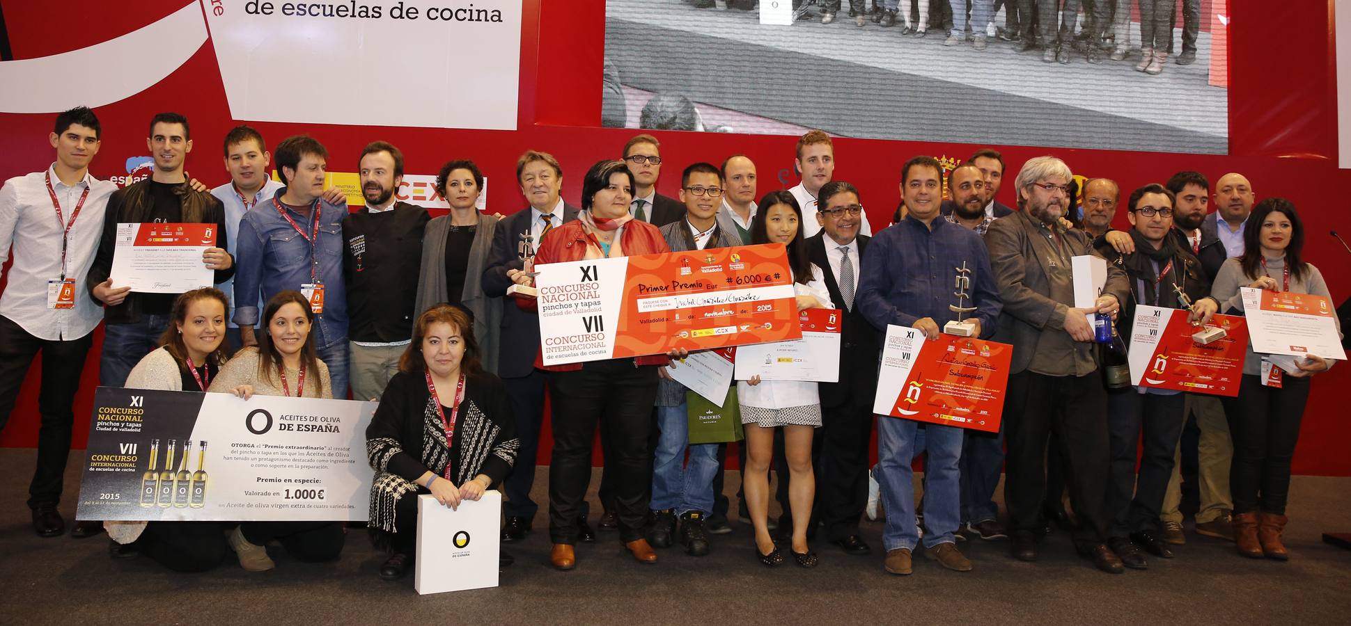 Entrega de premios del XI Concurso Nacional de Pinchos de Valladolid