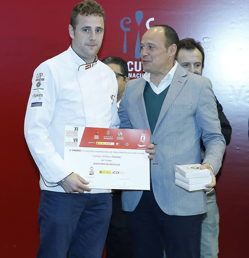 Entrega de premios del XI Concurso Nacional de Pinchos de Valladolid