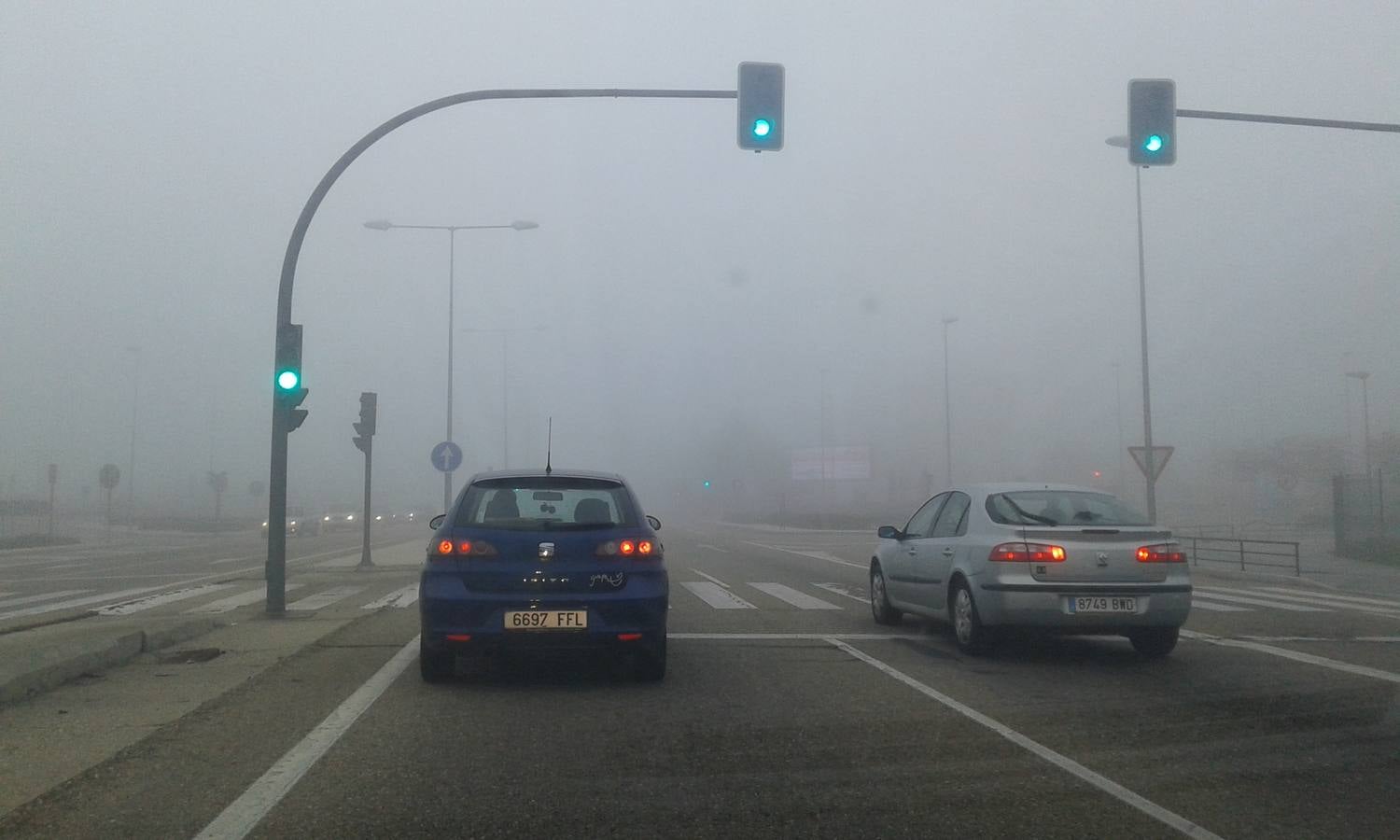 Niebla en Valladolid