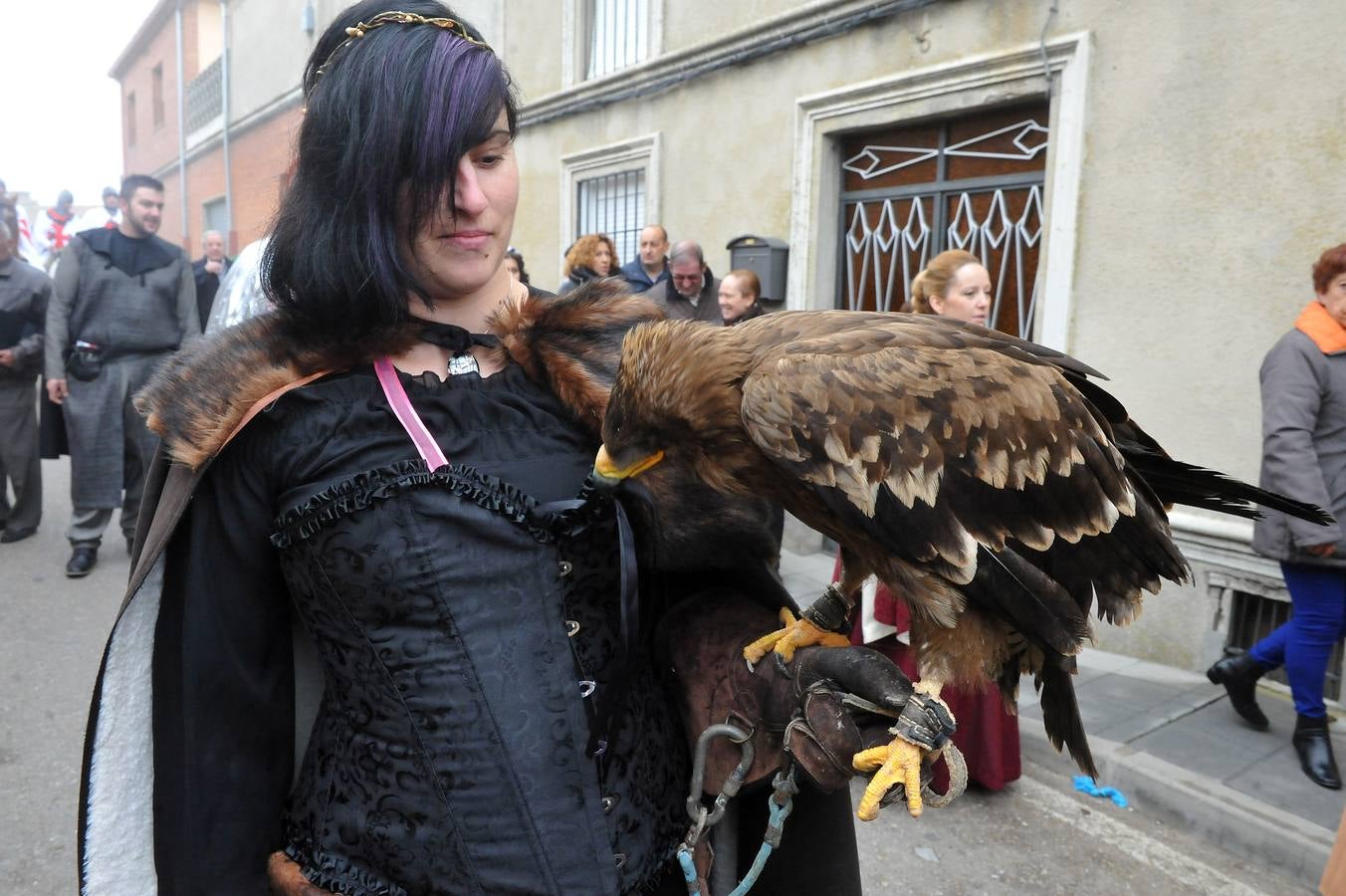 Recreación histórica del encuentro en Fresno (Valladolid) de Doña Urraca con el comendador