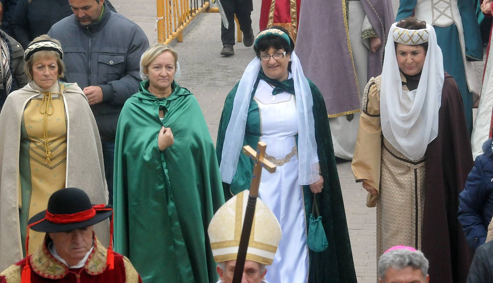 Recreación histórica del encuentro en Fresno (Valladolid) de Doña Urraca con el comendador