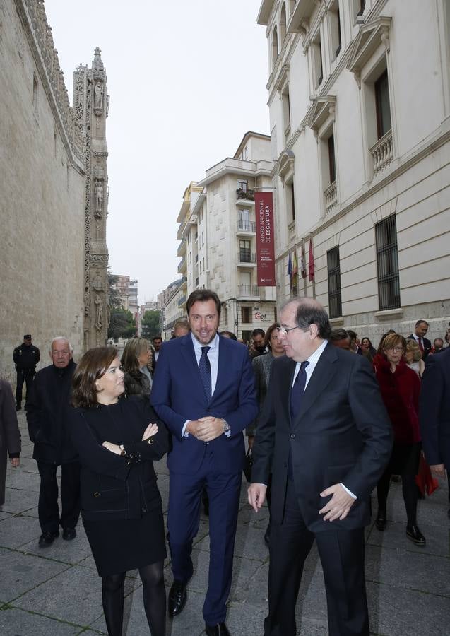 Soraya Sáenz de Santamaría inaugura una exposición sobre Santa Teresa en el Museo de Escultura de Valladolid