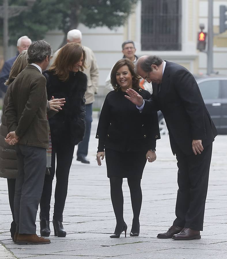 Soraya Sáenz de Santamaría inaugura una exposición sobre Santa Teresa en el Museo de Escultura de Valladolid