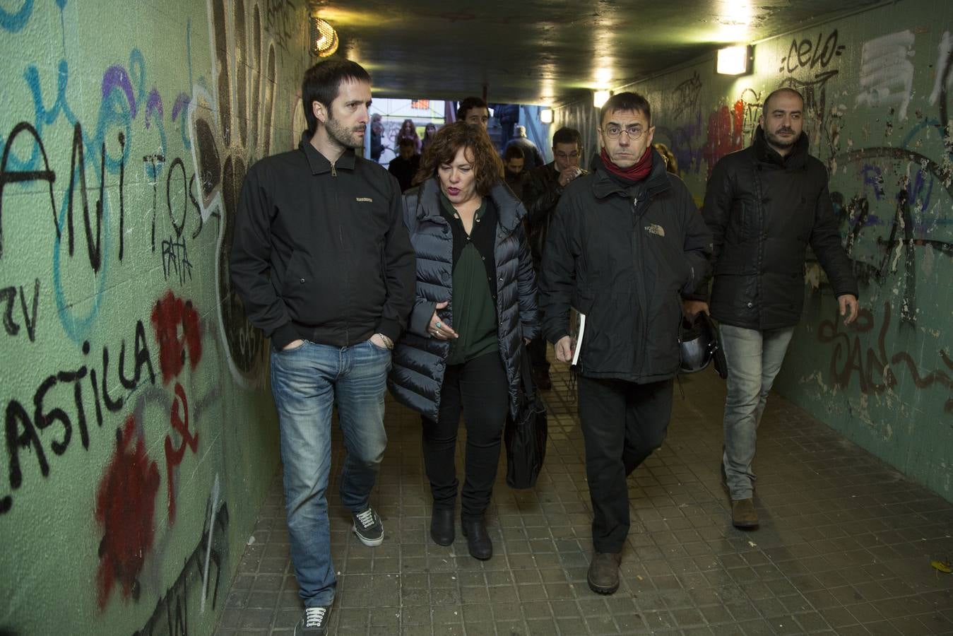 Juan Carlos Monedero en la presentación de los candidatos de Podemos para el Congreso y el Senado por Valladolid