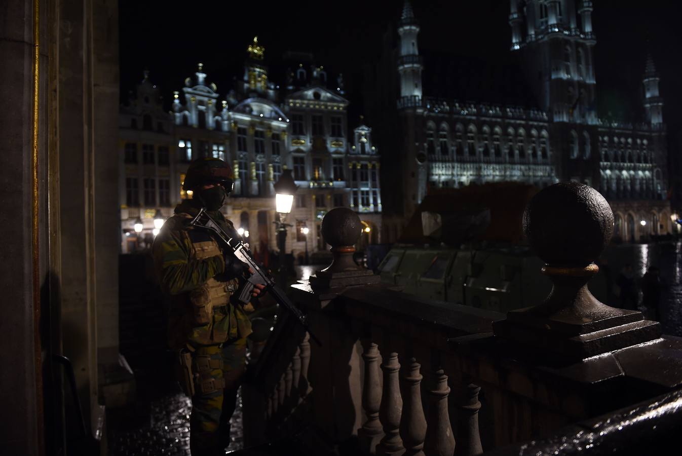 Operación antiterrorista en Bruselas