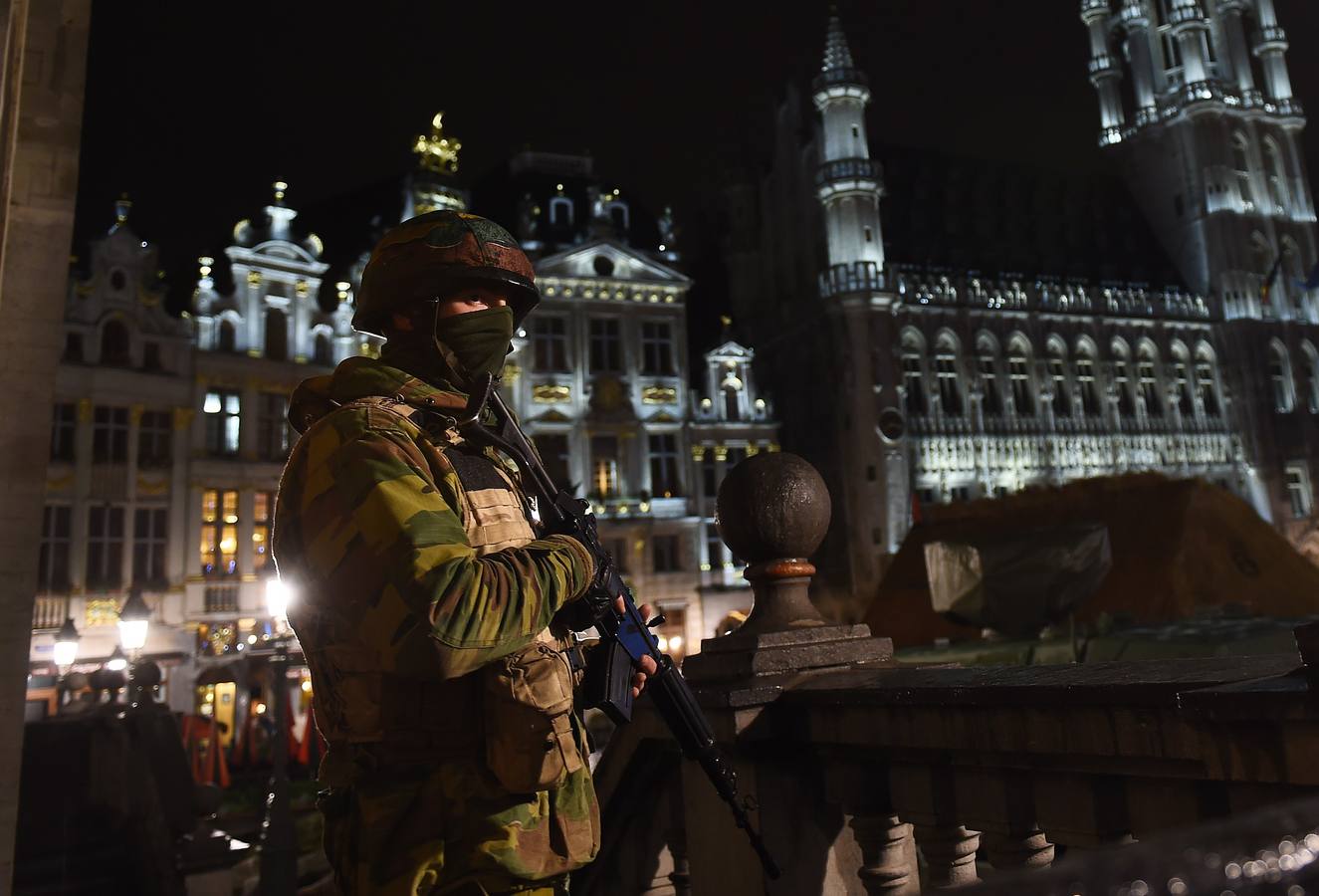 Operación antiterrorista en Bruselas