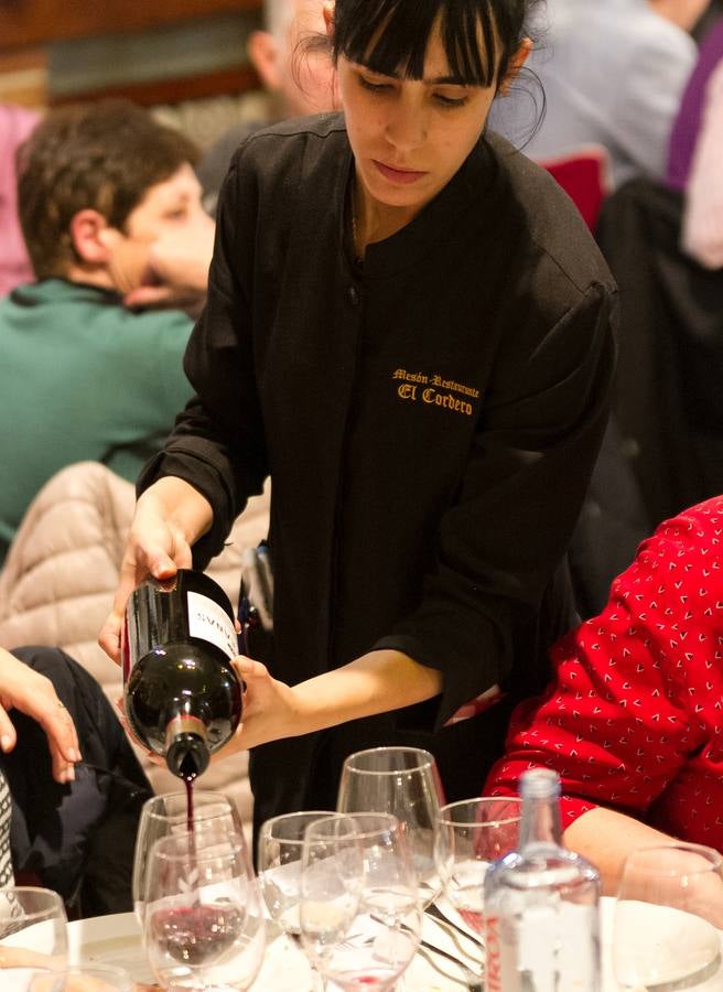 Cata del Otoño Enológico de Caja Rural, en el restaurante El Cordero