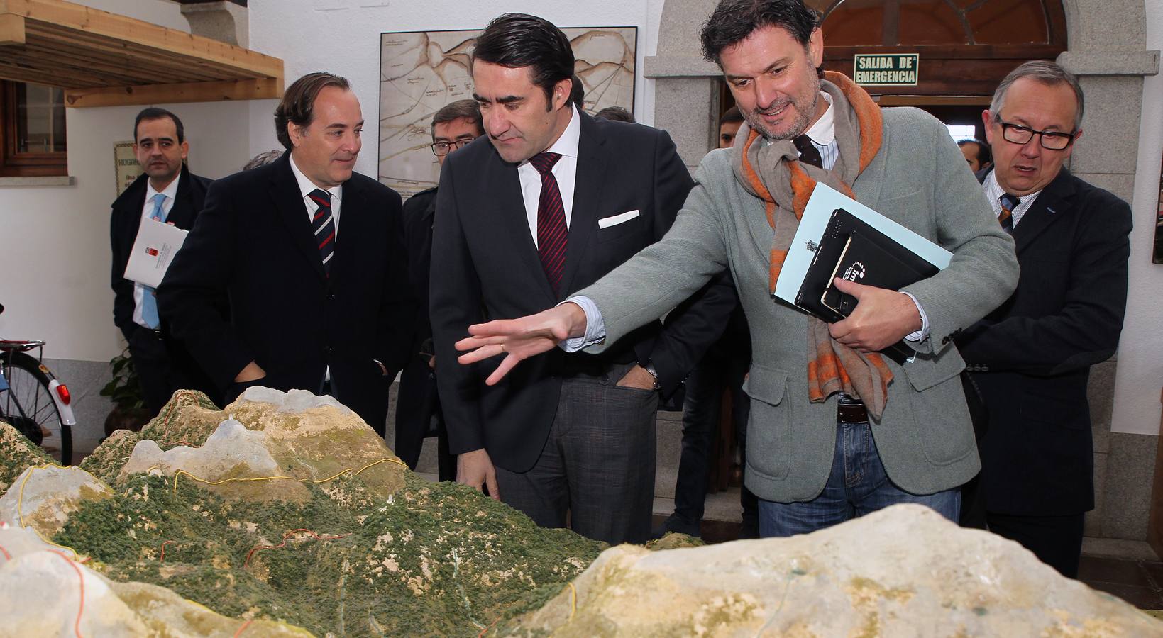 Reunión del Patronato del Parque Nacional de la Sierra de Guadarrama en Valsaín (Segovia)