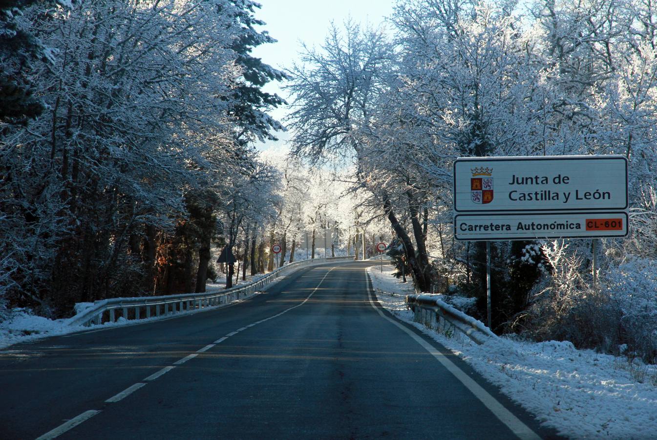 Segovia recibe las primeras nieves de la temporada