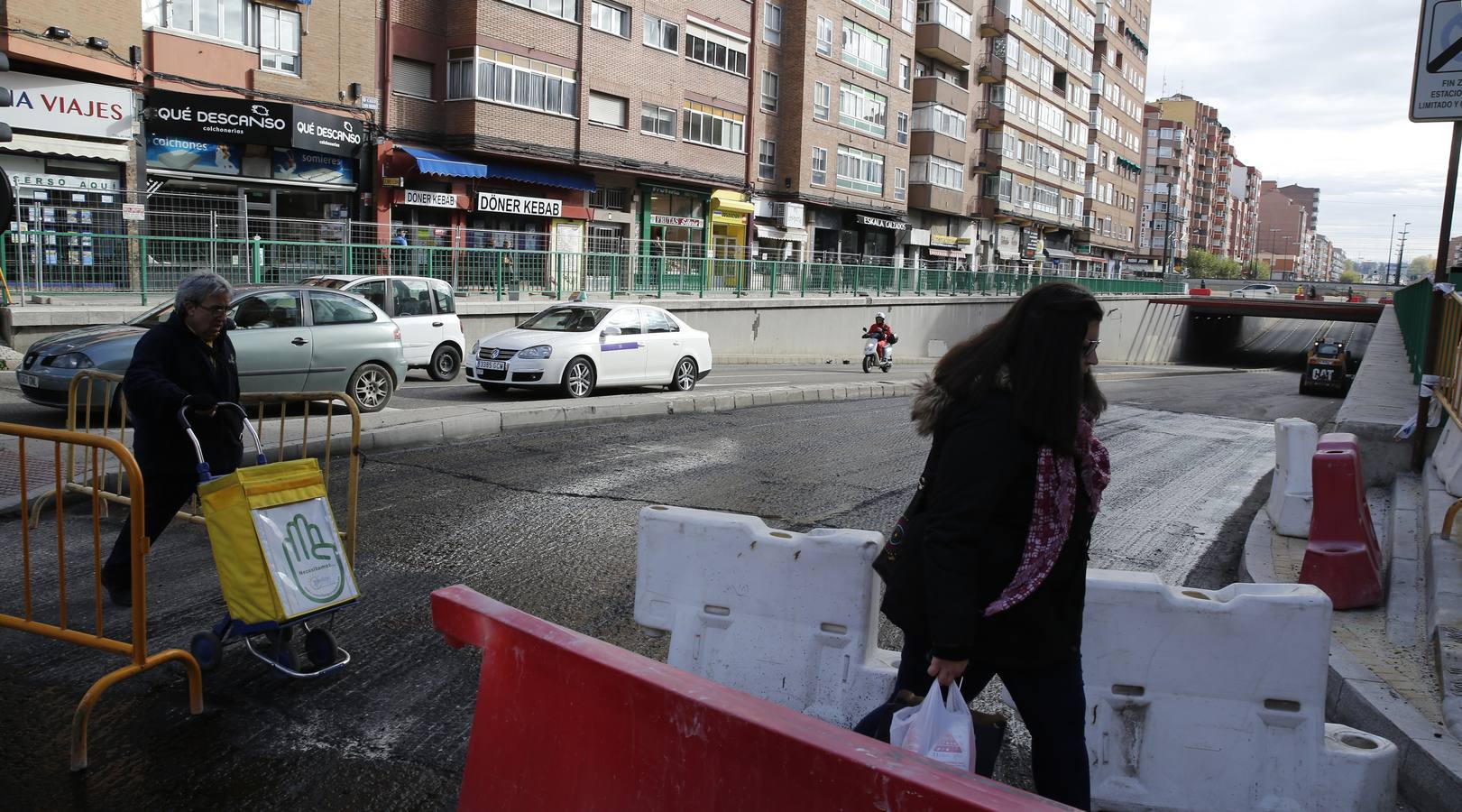 Obras de asfaltado para habilitar un tercer carril en la Circular