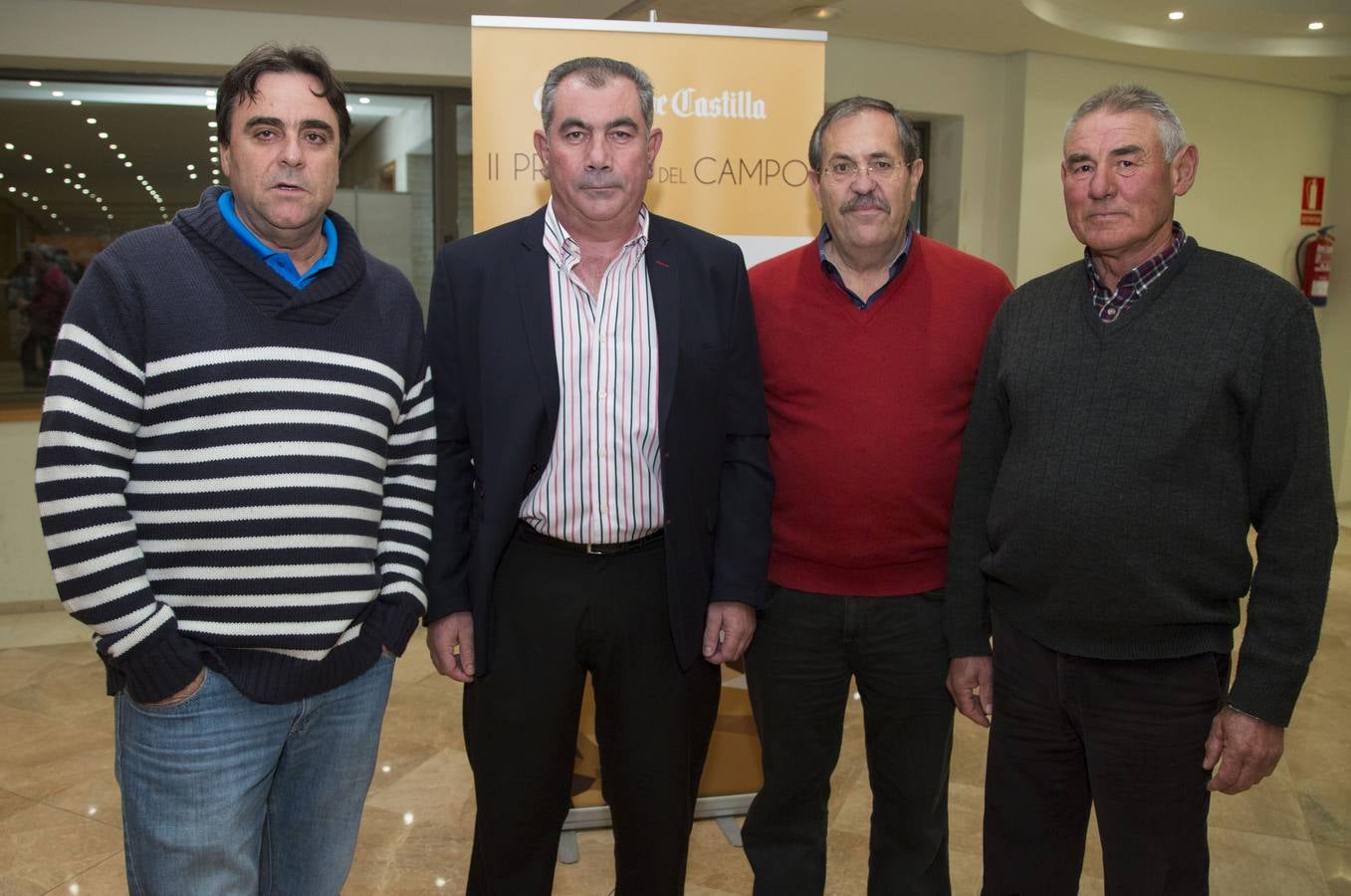 Pedro Ismael Martín, Aurelio González, Paulino Martín y Joaquín Sánchez de UPA-COAG.