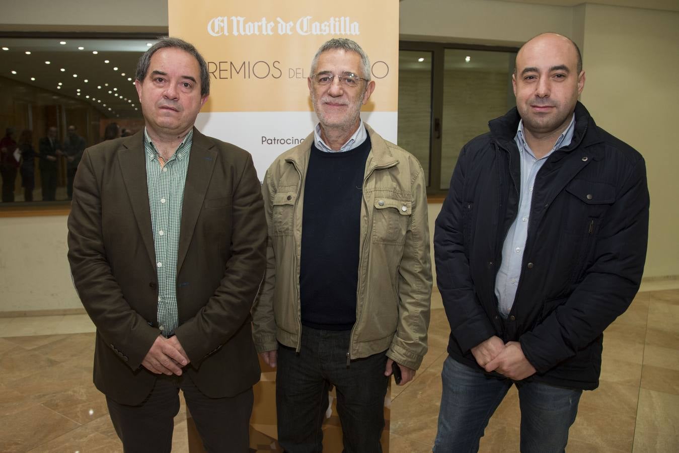 Francisco Rodríguez, Agustín Prieto y Óscar Lobo, del sindicato UGT.