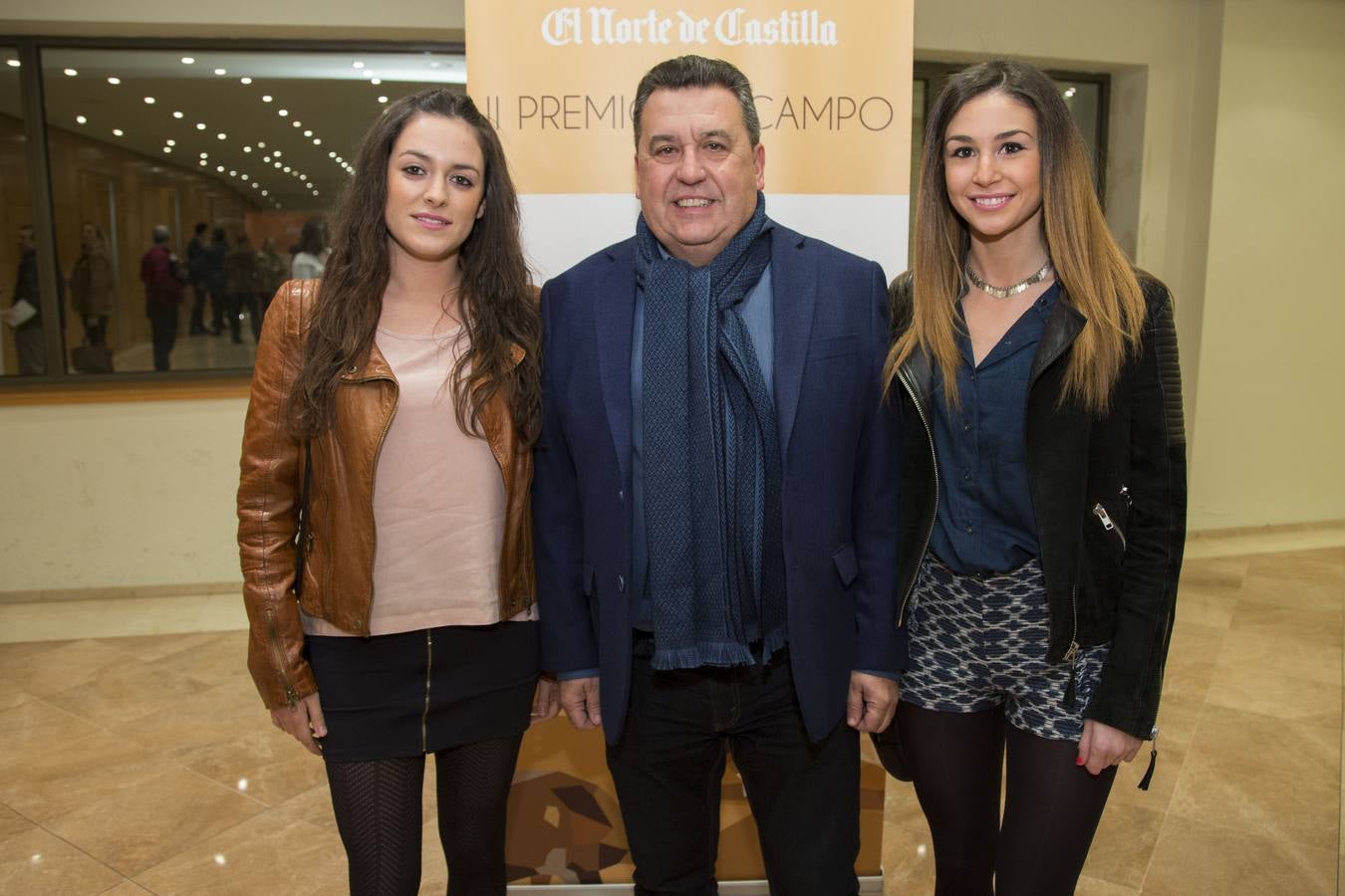 María Fernández, José Manuel Barrio (alcalde de Arroyo) y Rosa Folgado.