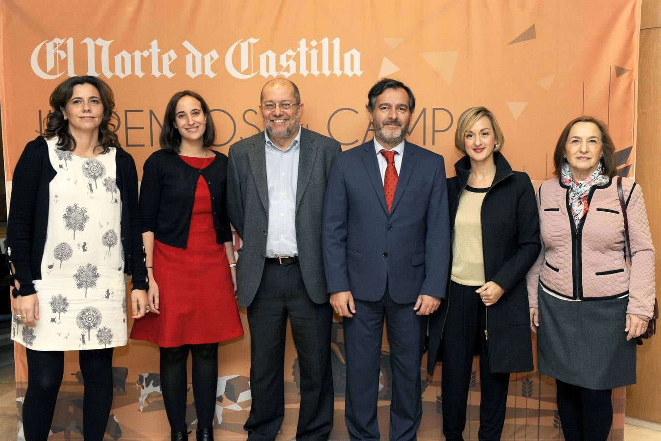 Mónica Martín, Pilar Vicente, Francisco Igea, Jesús San José, Raquel Alonso y Teresa Arranz, de Ciudadanos.