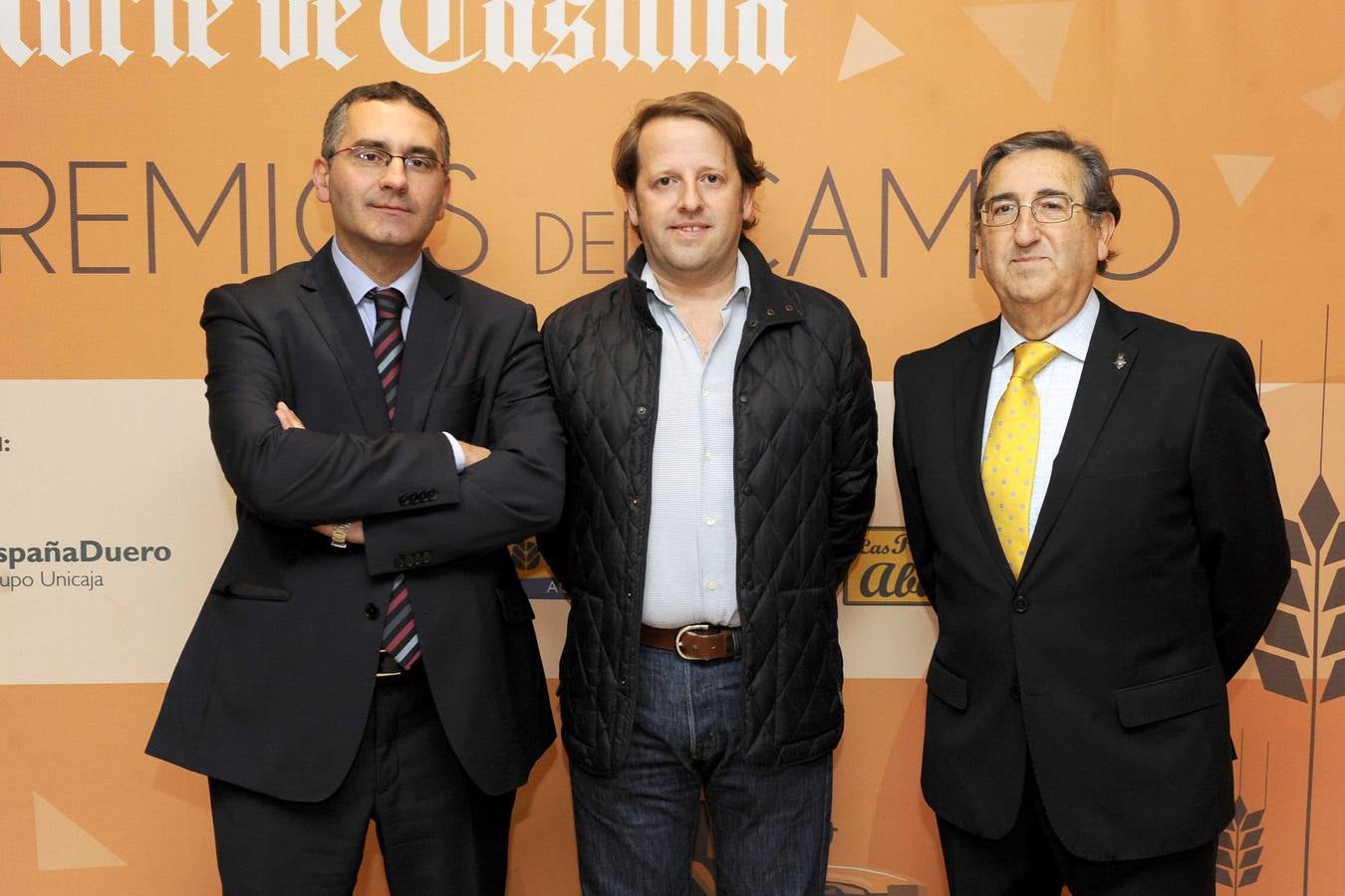 Manuel Perucho, José Antonio del Val y Valentín Ruiz de Gauna, de la Fundación San Pablo CEU.