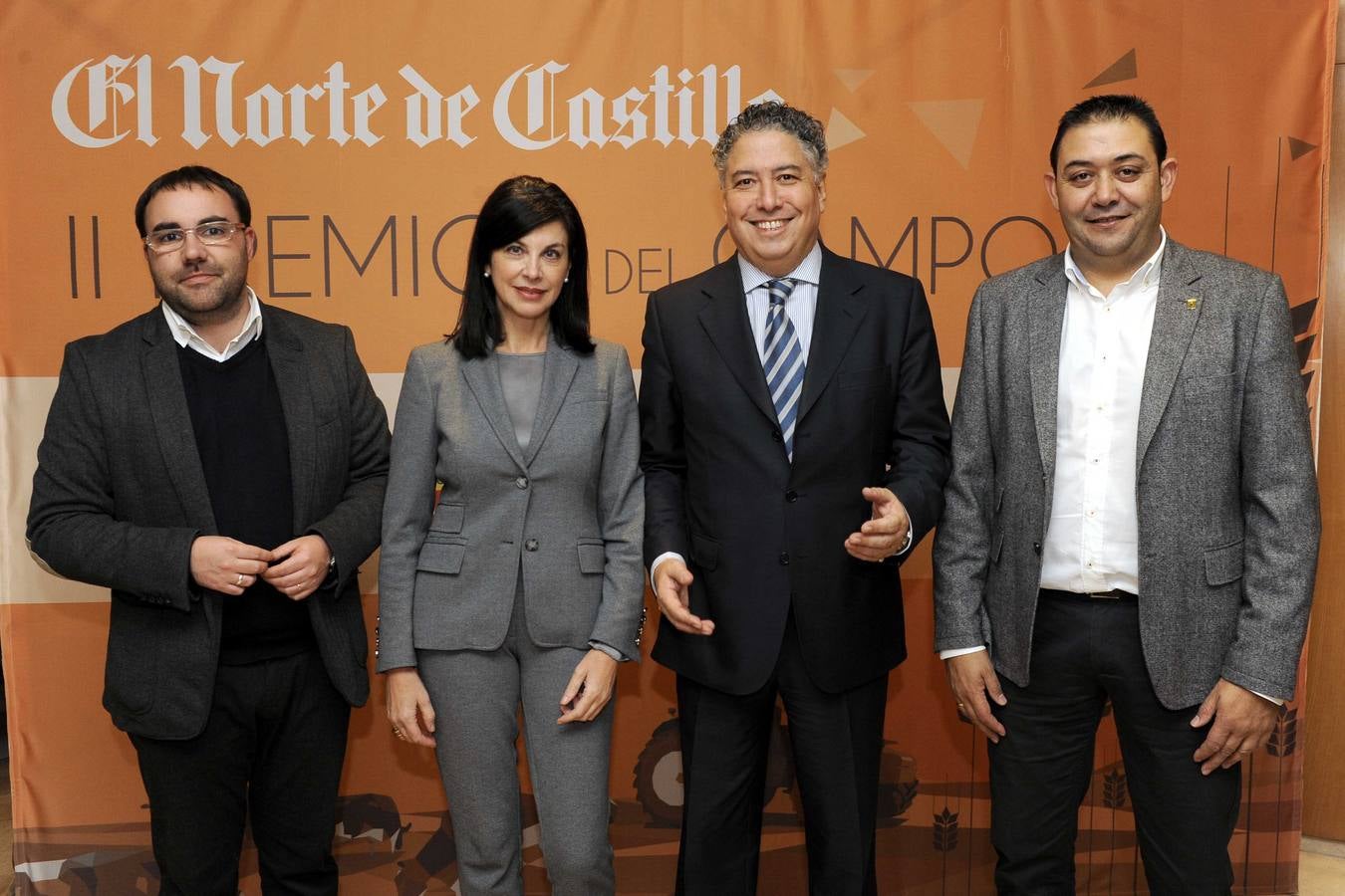 Rubén González, Arenales Serrano, Tomás Burgos y Luis Miguel Muñumer, de las candidaturas al Congreso y al Senado del PP por Valladolid.