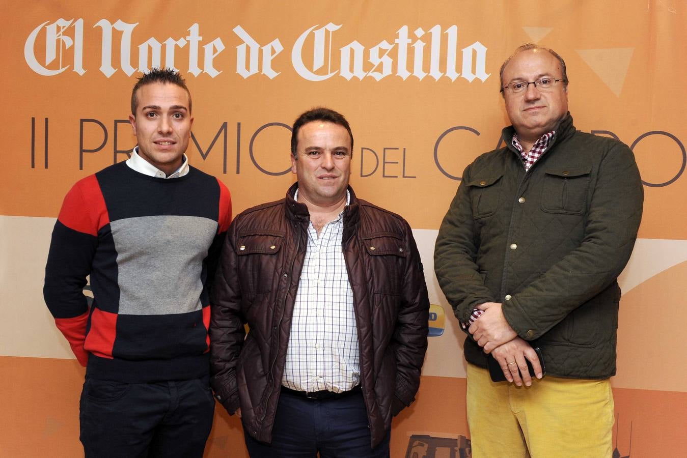 Diego García, de Patatas El Abuelo; Emiliano Marcos, de Intersur, y Lucio Fernández, de la revista ‘Empresa Agraria’