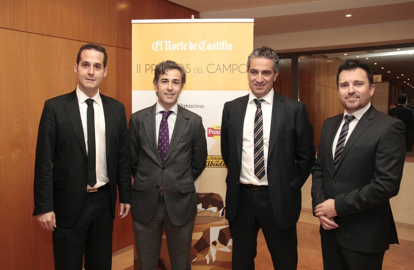 David Delgado, Jesús Acebes, Óscar Alonso y David Rodríguez, de Cajamar.