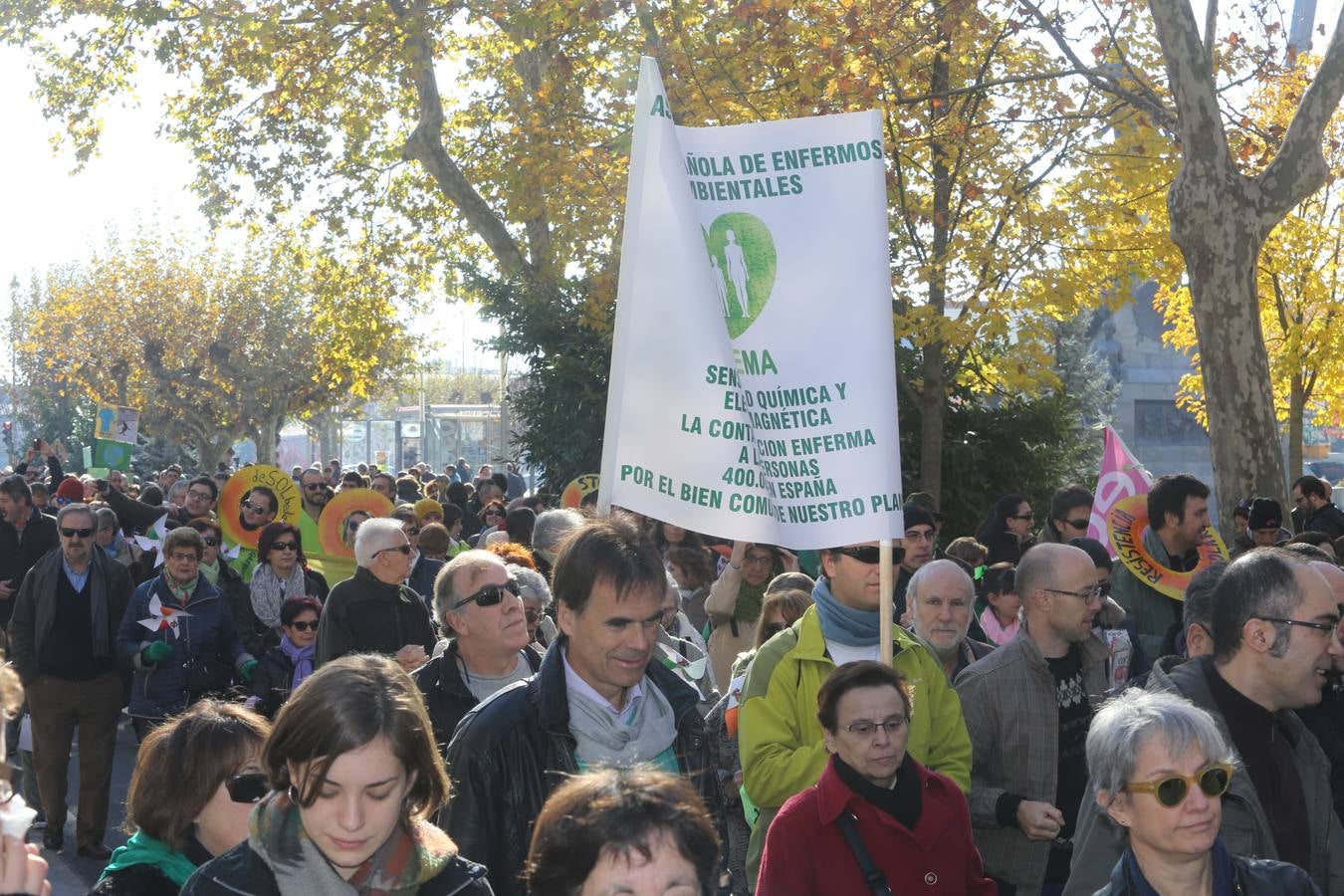 Marcha del clima 2015 en Valladolid