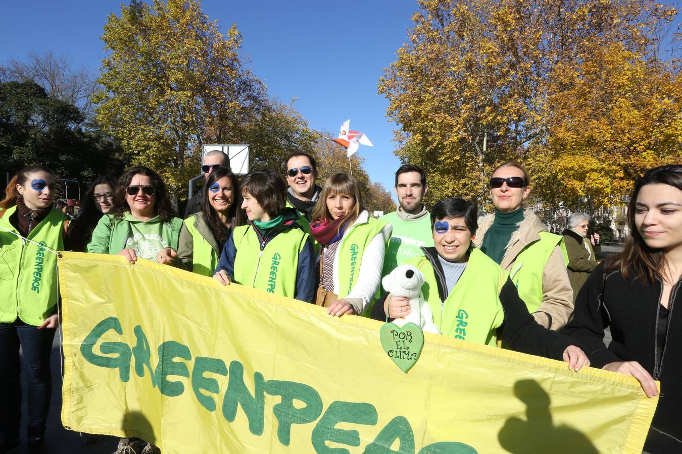 Marcha del clima 2015 en Valladolid