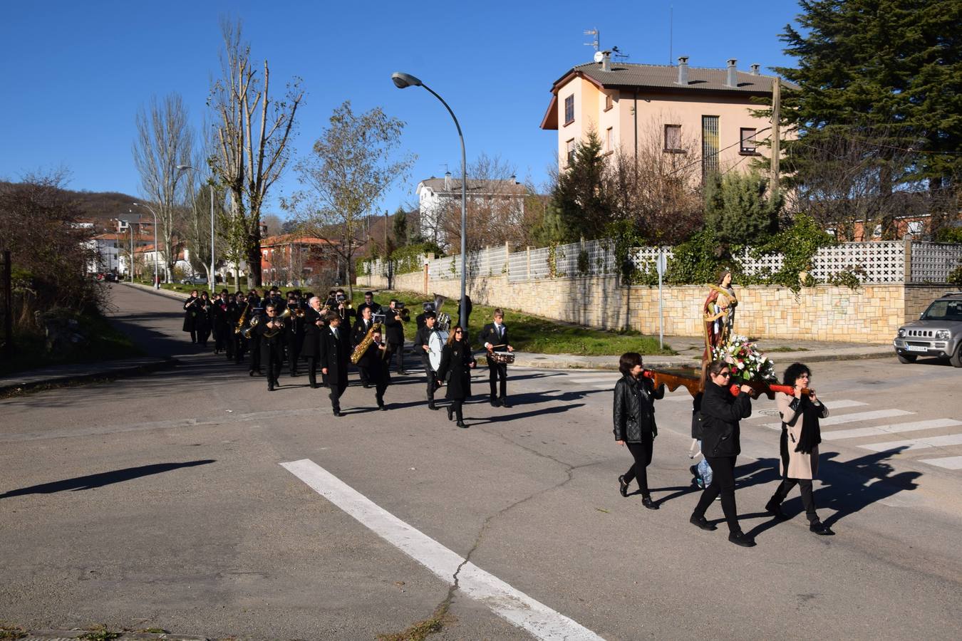 Santa Cecilia llena de música las calles de Guardo (Palencia)