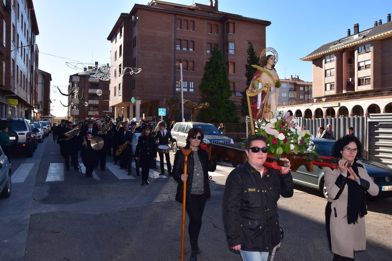Santa Cecilia llena de música las calles de Guardo (Palencia)