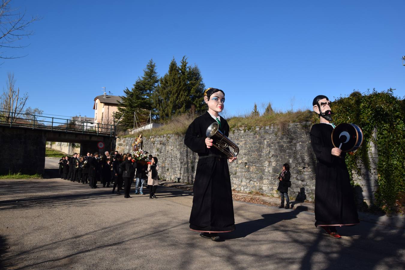 Santa Cecilia llena de música las calles de Guardo (Palencia)