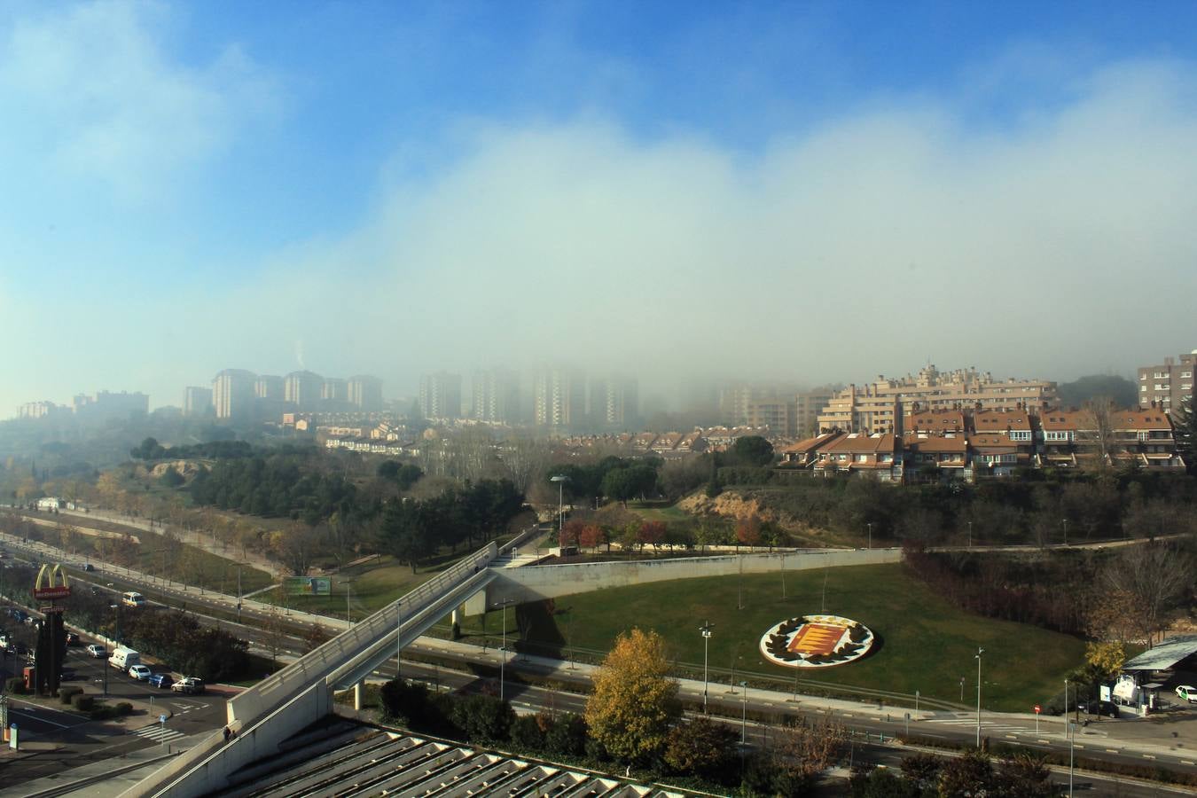 Niebla en Valladolid