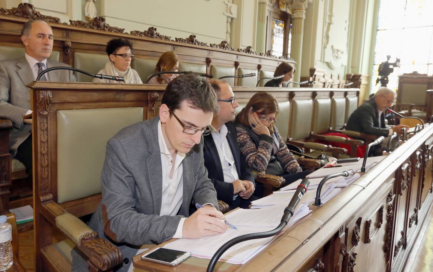 Pleno en el Ayuntamiento de Valladolid