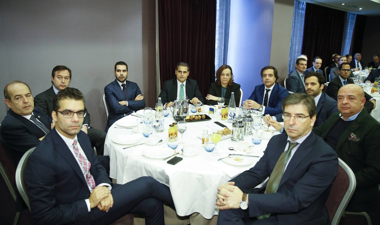 El presidente del Círculo de Empresarios, Javier Vega de Seoane, en el Foro Económico de El Norte de Castilla