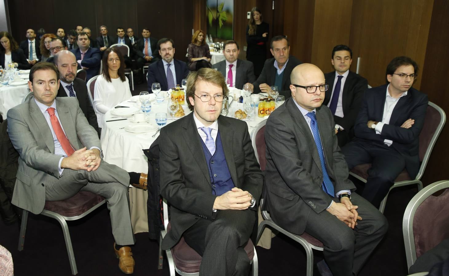 El presidente del Círculo de Empresarios, Javier Vega de Seoane, en el Foro Económico de El Norte de Castilla