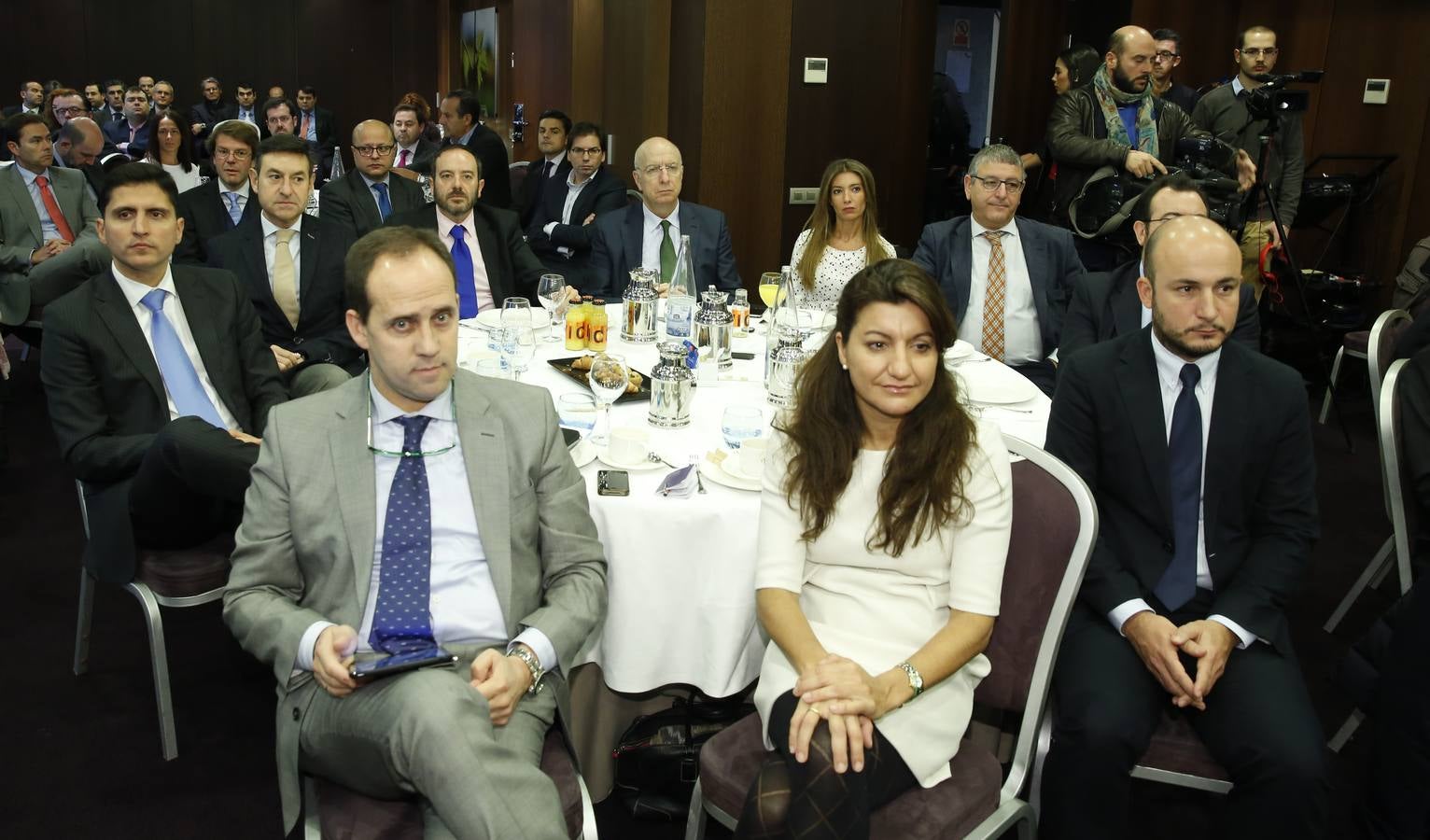 El presidente del Círculo de Empresarios, Javier Vega de Seoane, en el Foro Económico de El Norte de Castilla