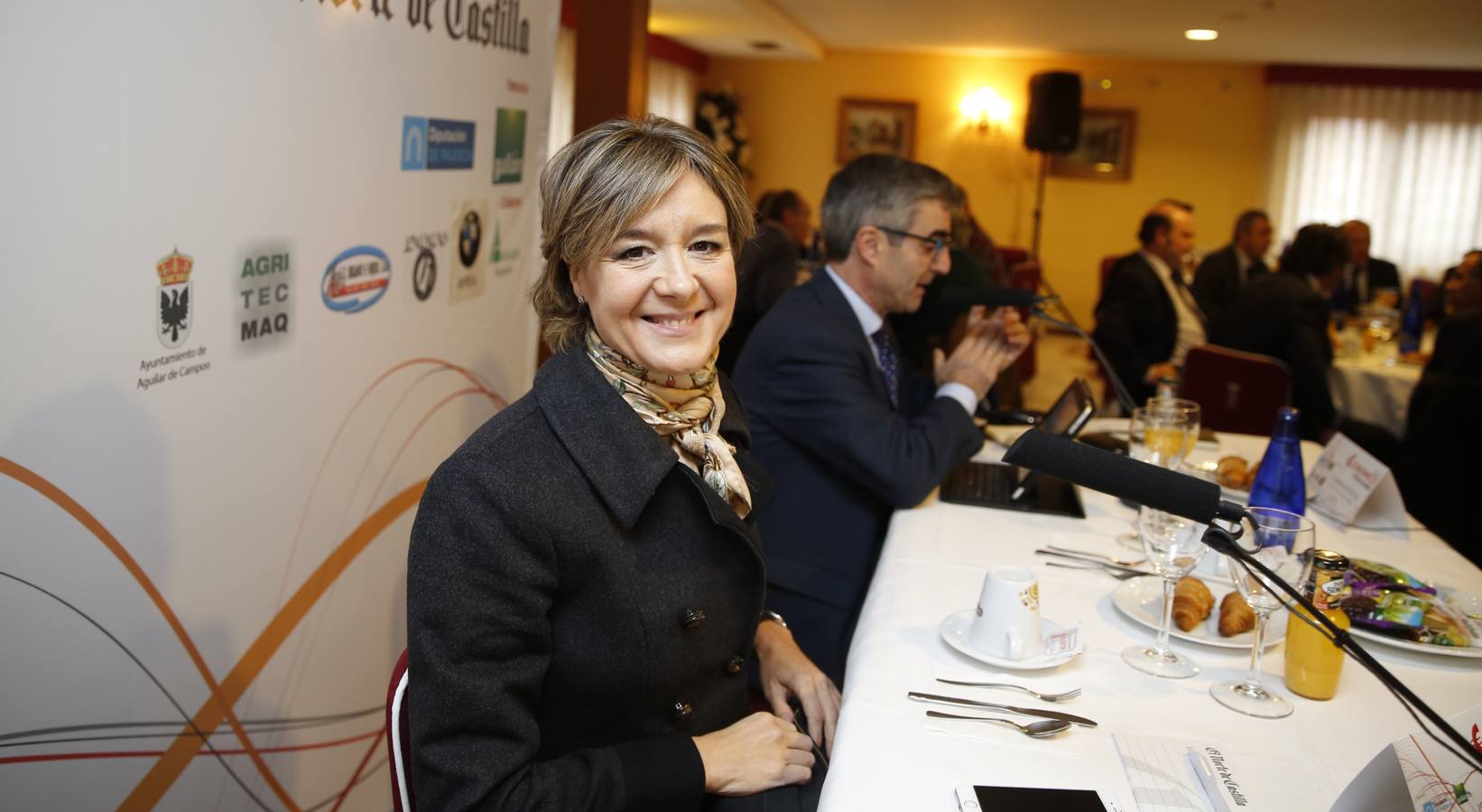 La ministra de Agricultura, Isabel García Tejerina, en el Foro Económico de El Norte de Castilla celebrado en Aguilar de Campoo (Palencia)