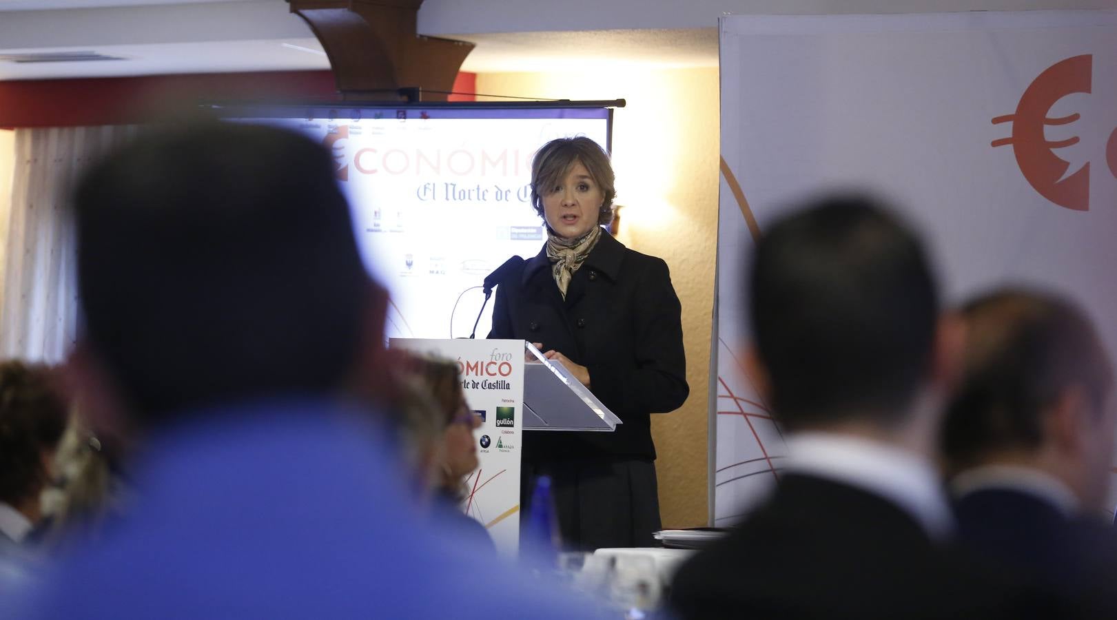 La ministra de Agricultura, Isabel García Tejerina, en el Foro Económico de El Norte de Castilla celebrado en Aguilar de Campoo (Palencia)