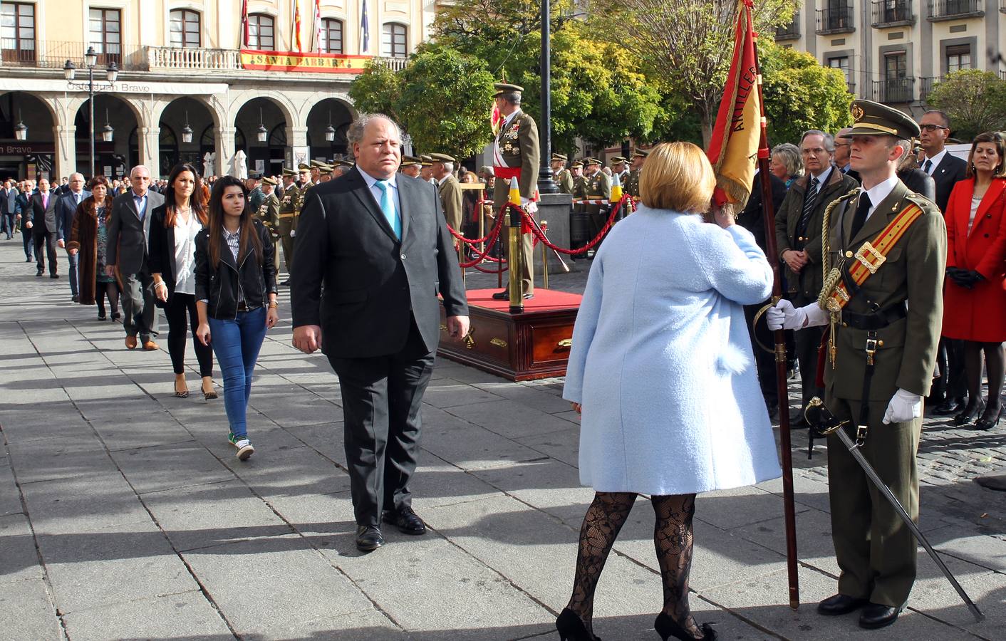 Los artilleros de Segovia celebran Santa Bárbara