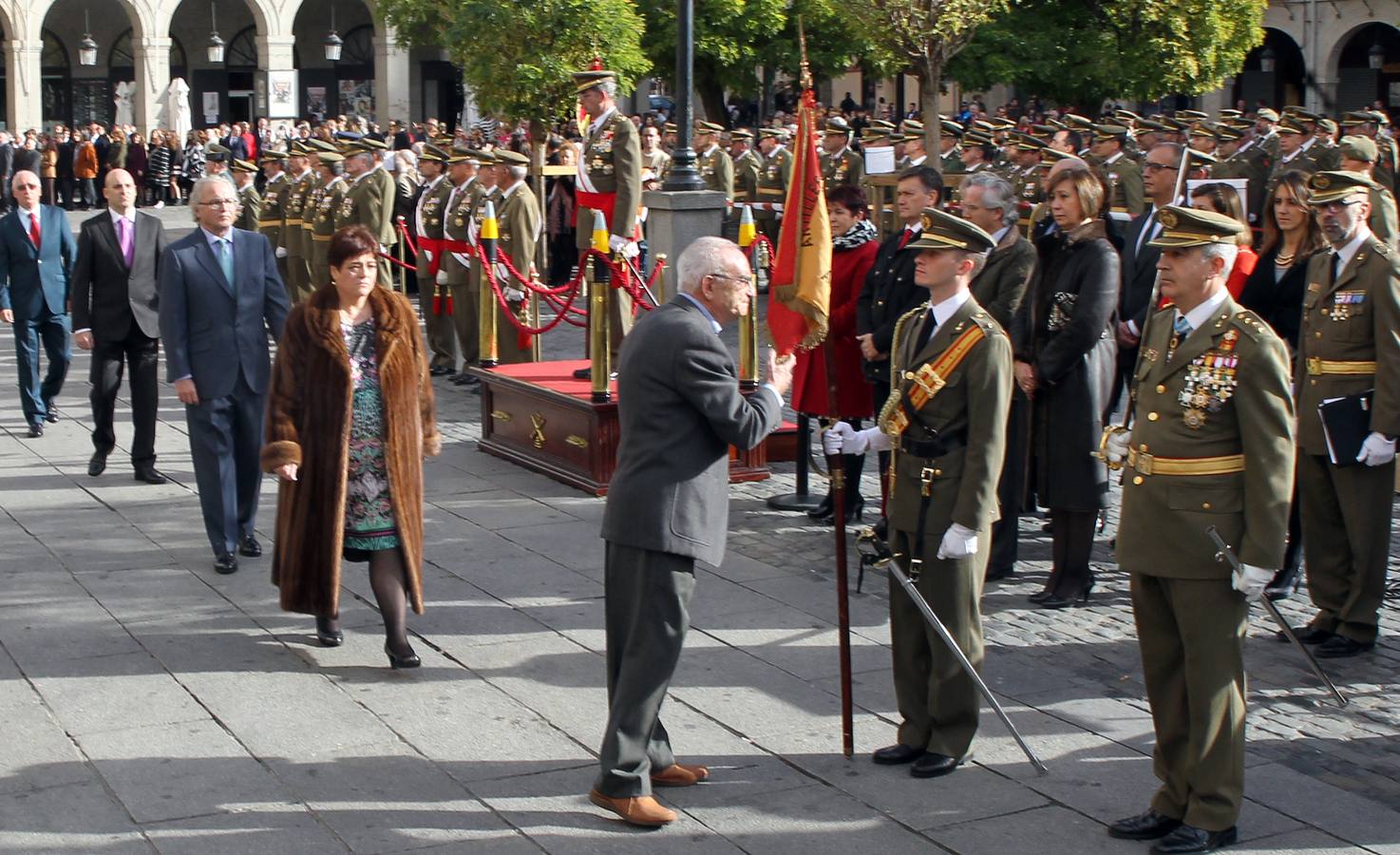 Los artilleros de Segovia celebran Santa Bárbara