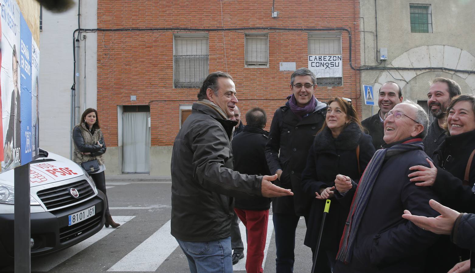 Eduardo Madina visita Cabezón de Pisuerga