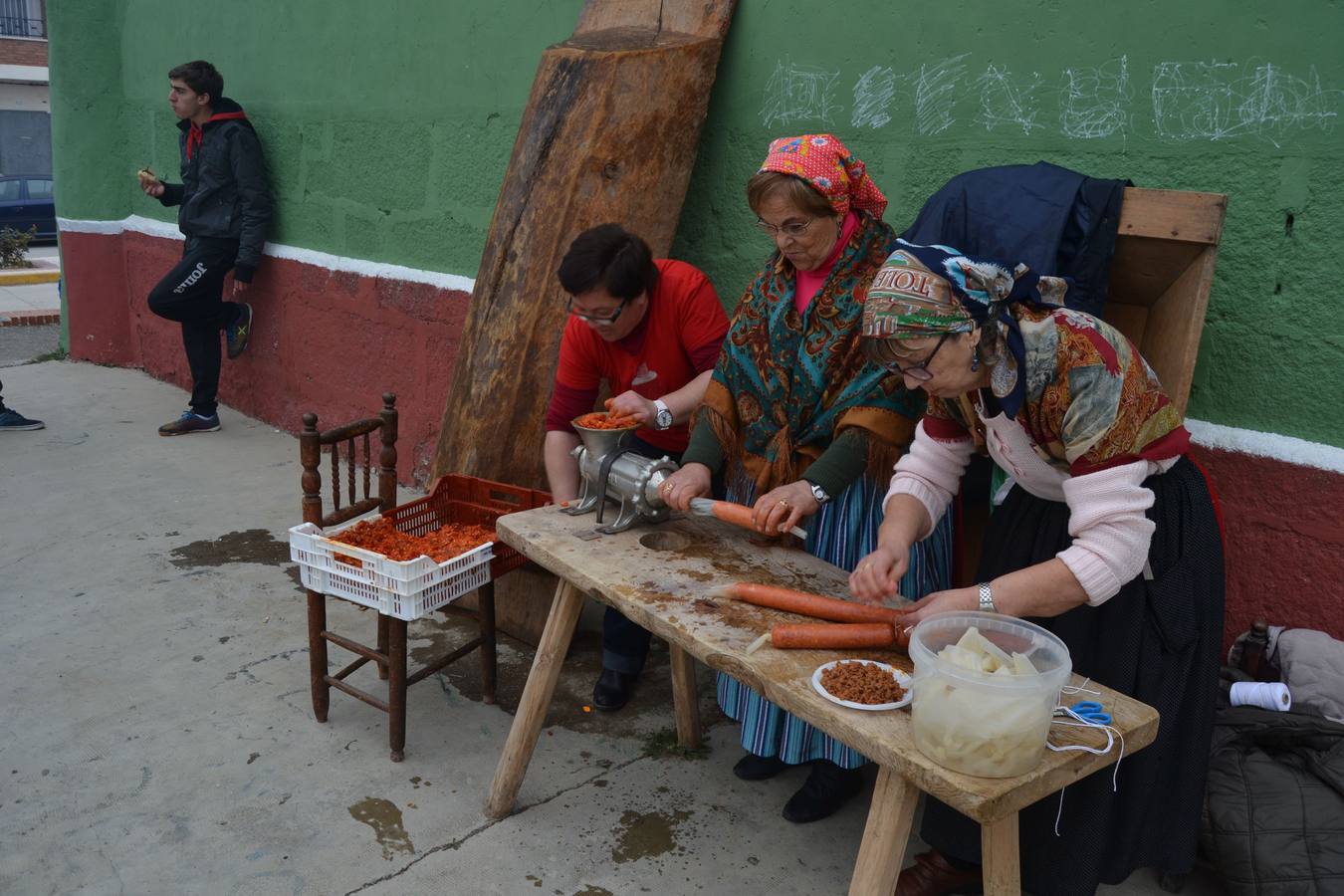Matanza tradicional en Macotera (Salamanca)
