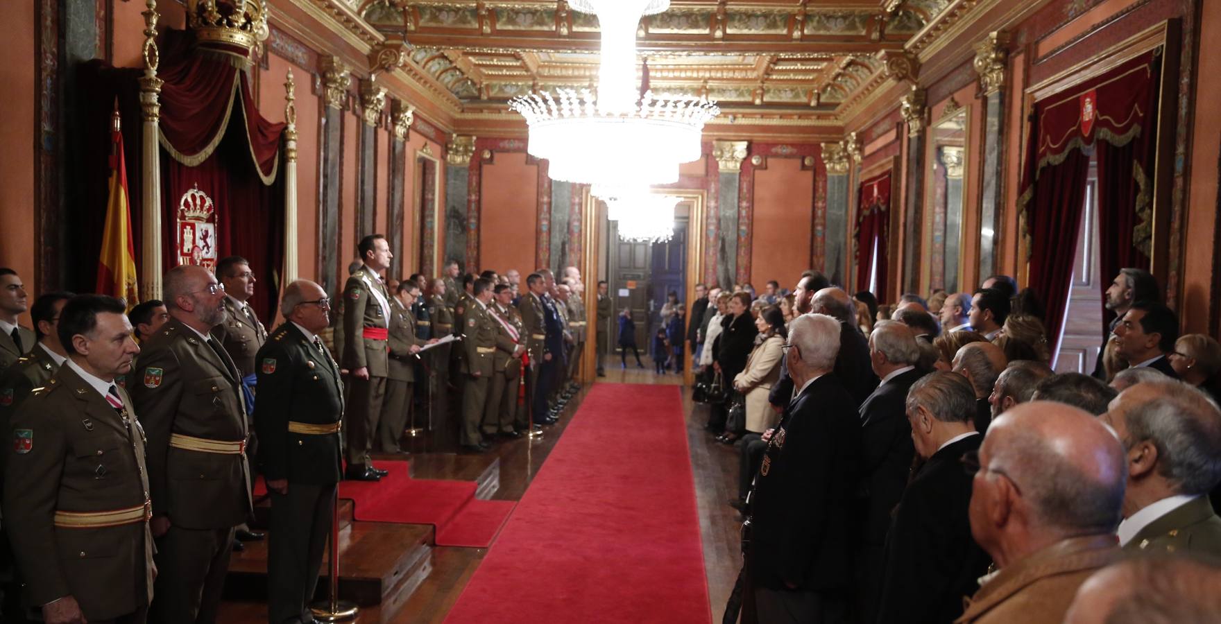 Acto militar en Valladolid con motivo de la Fiesta de la Inmaculada Concepción