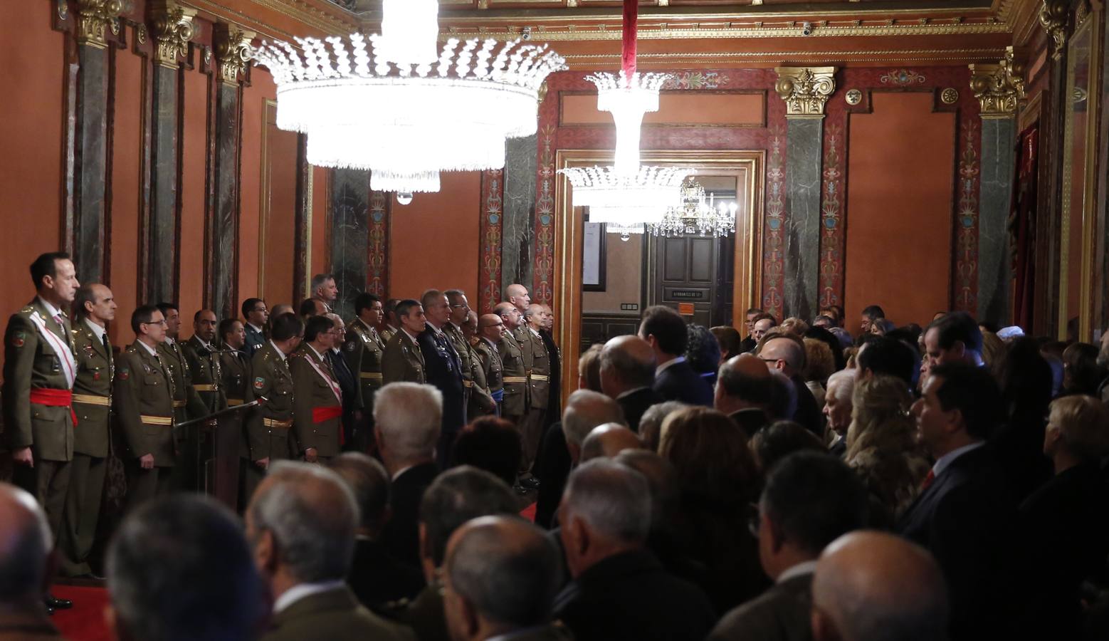 Acto militar en Valladolid con motivo de la Fiesta de la Inmaculada Concepción