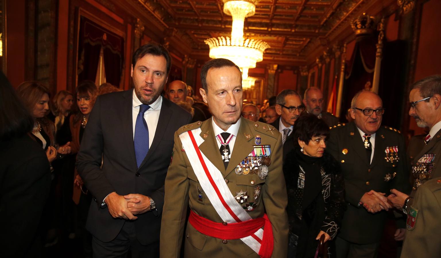 Acto militar en Valladolid con motivo de la Fiesta de la Inmaculada Concepción