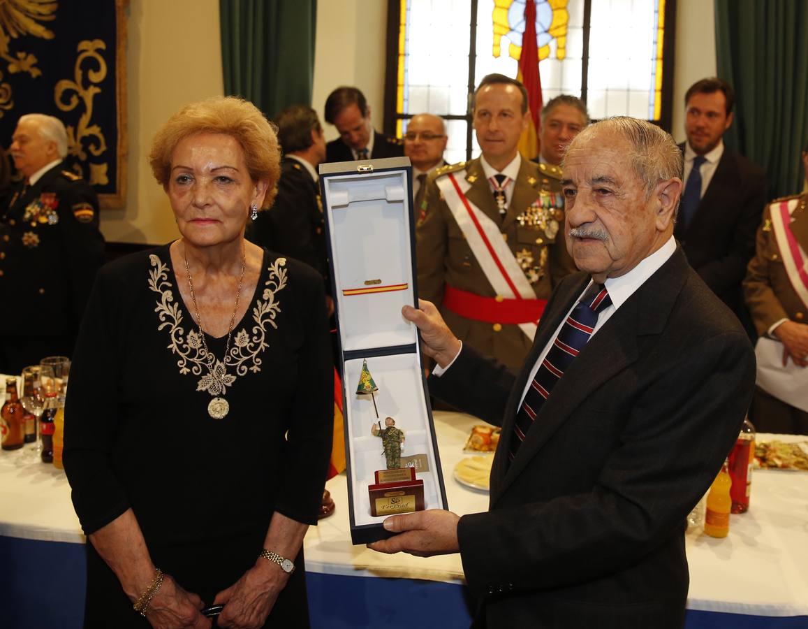 Acto militar en Valladolid con motivo de la Fiesta de la Inmaculada Concepción