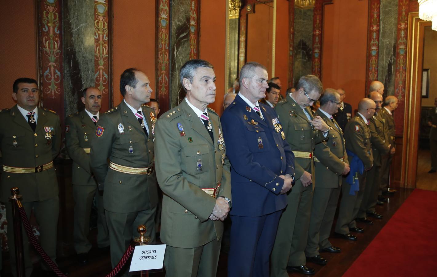 Acto militar en Valladolid con motivo de la Fiesta de la Inmaculada Concepción