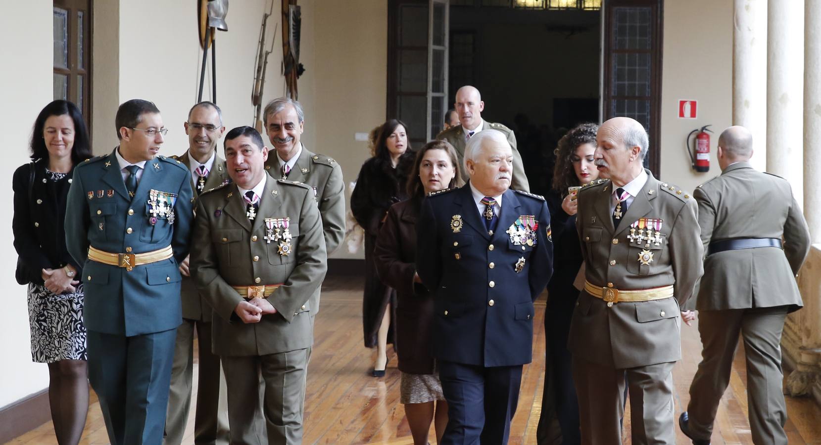 Acto militar en Valladolid con motivo de la Fiesta de la Inmaculada Concepción